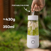 350ml Portable Blender Juicer Electric USB Rechargeable Mixer Smoothie Slushy Cup Juice Blender Bottle USB Charging Kitchen Gadgets thumbnail 10