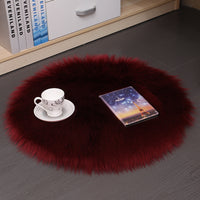 Hair Plush Carpet Floor Mats Household Floor Mats  Wool Round Bedroom Carpets thumbnail 15