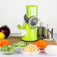 Food Processor Vegetable Chopper Kitchen Roller Gadgets Tool Vegetable Cutter Round Slicer Graters Potato Carrot Cheese Shredder thumbnail 1
