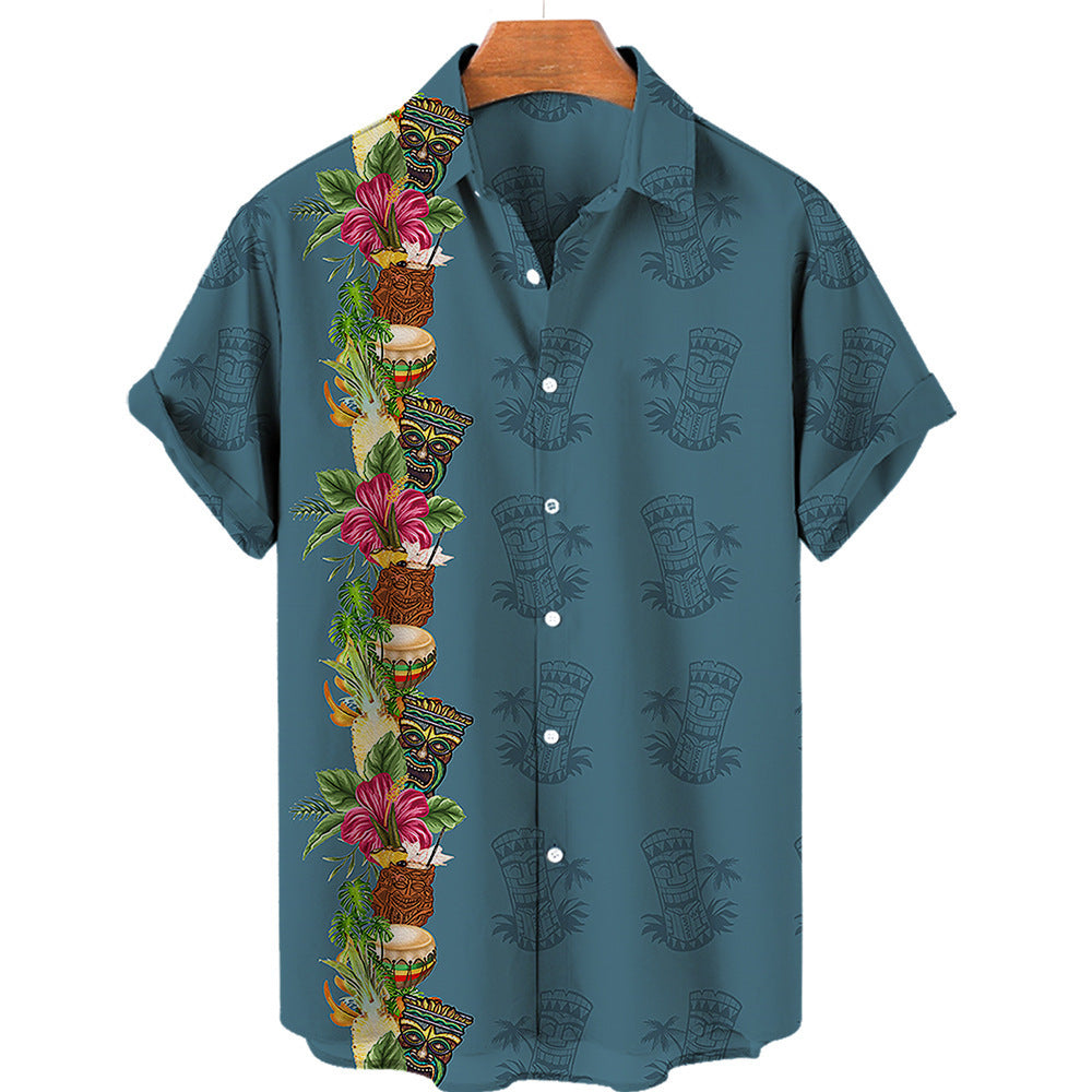 Beachwear Printed Shirt For Men - Image 4