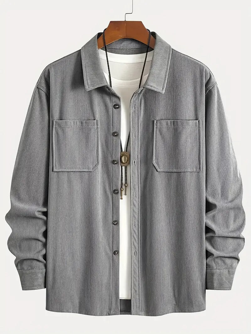 Fashion Spring Button Jacket Coat For Men - Image 9