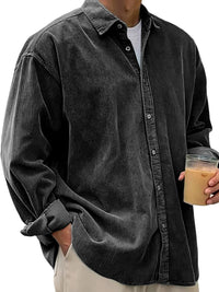 Casual Loose Men's Autumn And Winter Thick Shirt Jacket thumbnail 5