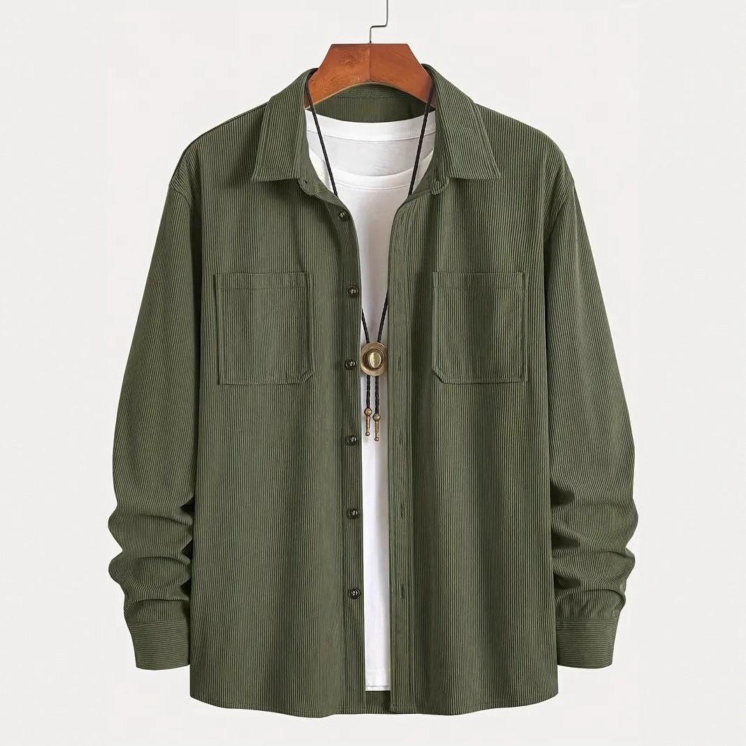 Fashion Spring Button Jacket Coat For Men - Image 3