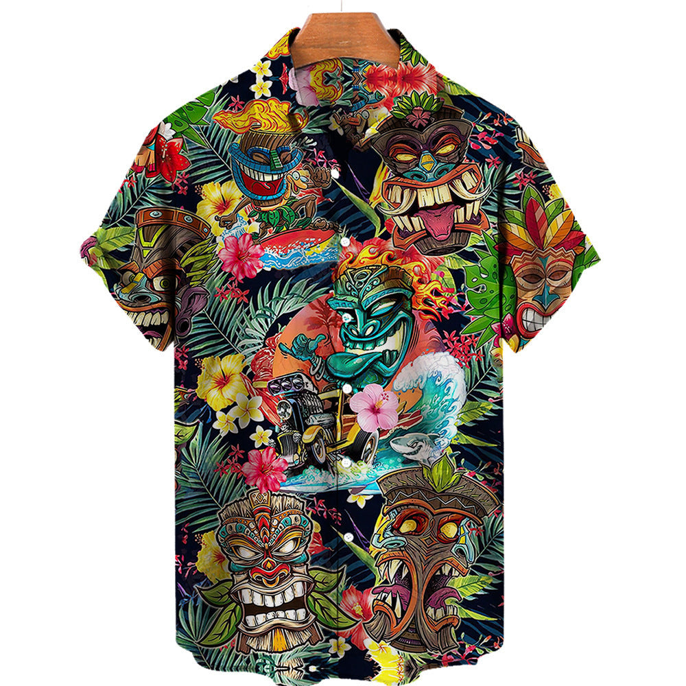 Beachwear Printed Shirt For Men - Image 5