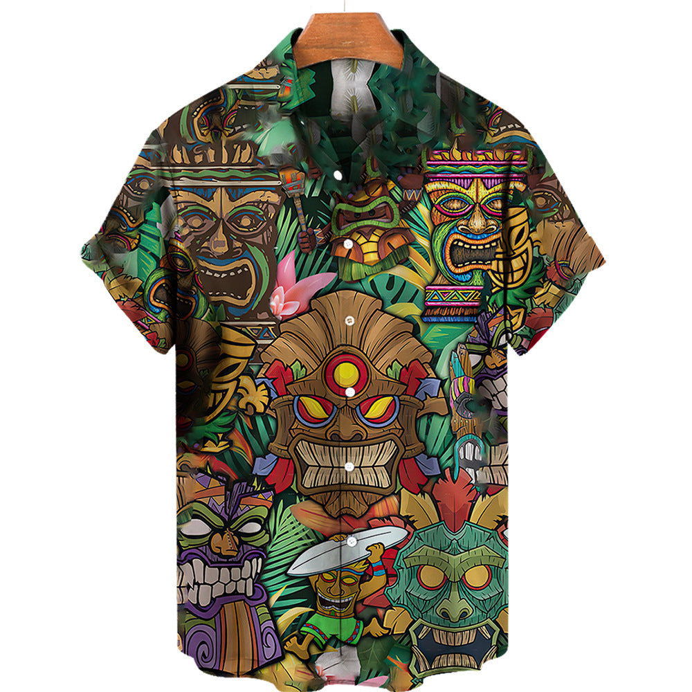 Beachwear Printed Shirt For Men - Image 10