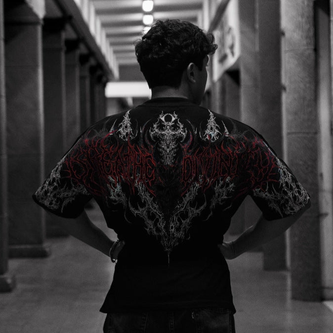 American Printed Sports Fitness Cotton Short Sleeve - Image 4